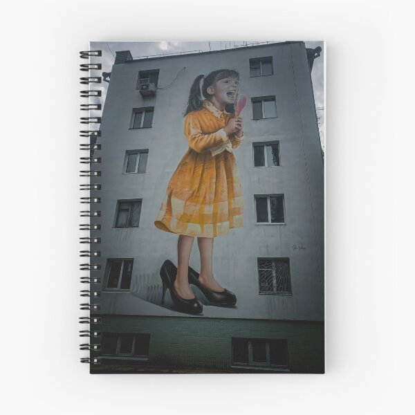 Item preview, Girl Singing into a Hairbrush Mural, Kyiv, Ukraine designed and sold by UniqueGlobal.