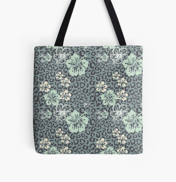 Printed Baguette Bag in Charcoal Floral