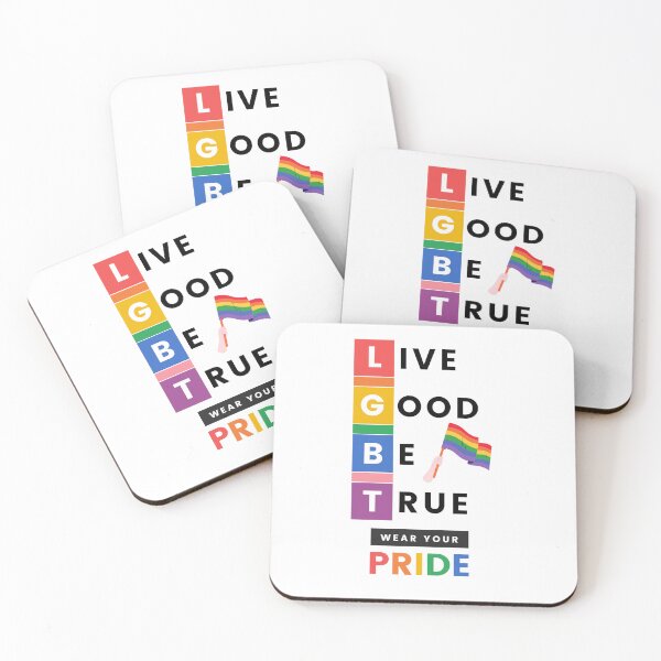 Item preview, Live Good Be True Wear Your Pride designed and sold by KahlenDeveraux.