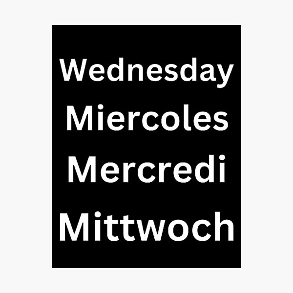How to Pronounce Wednesday (Miercoles) in Spanish 