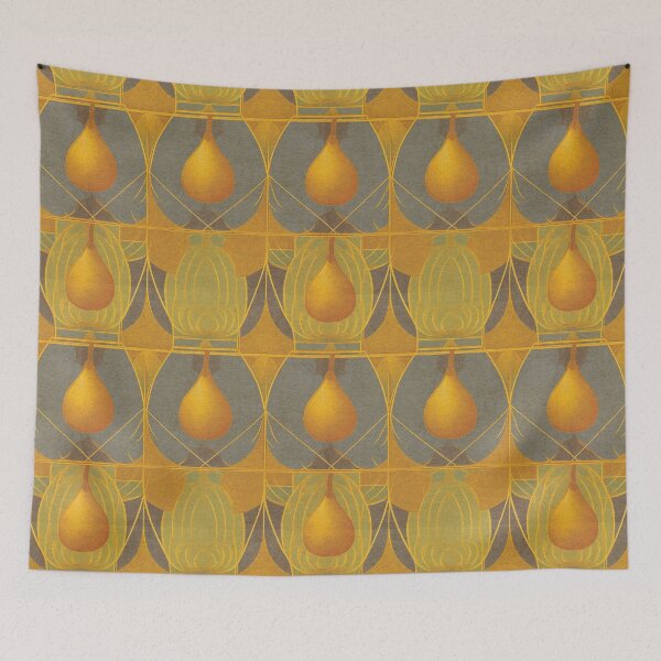 Item preview, Art Deco Pears on Paper designed and sold by Monochrome-Dog.