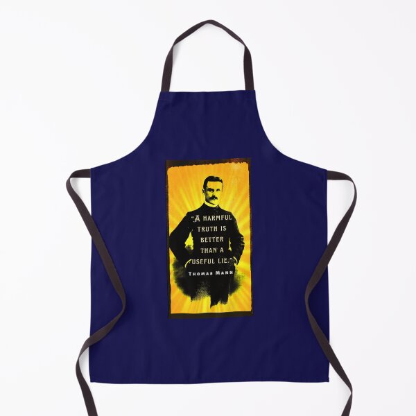 Item preview, Thomas Mann portrait and quote: A harmful truth is better than a useful lie. designed and sold by artbleed.