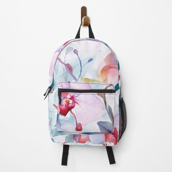 Item preview, Blue fantasy Orchid watercolor pattern designed and sold by DaisyMarroquin.