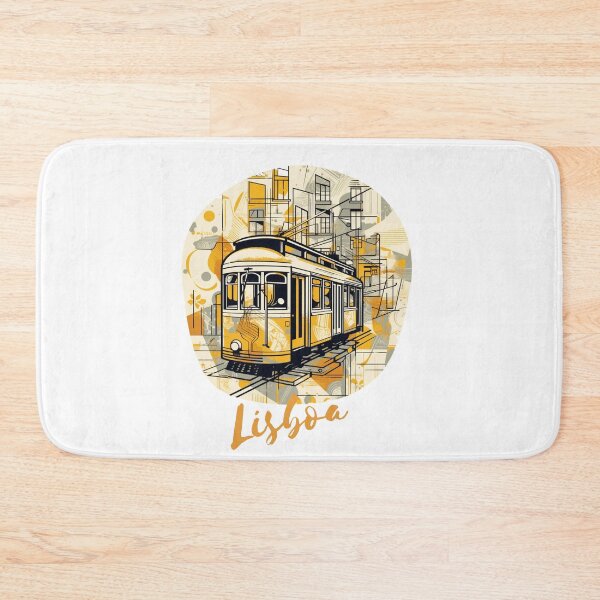 Item preview, Lisbon Lisaboa Tram Tramway theme motive Gift Portugal designed and sold by wowstuffcreator.
