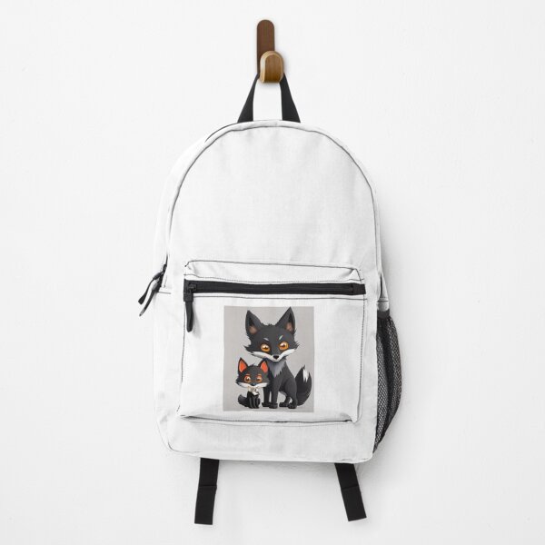 Item preview, Noir Fox and his baby designed and sold by Kwitirashope ⭐⭐⭐⭐⭐⭐⭐.