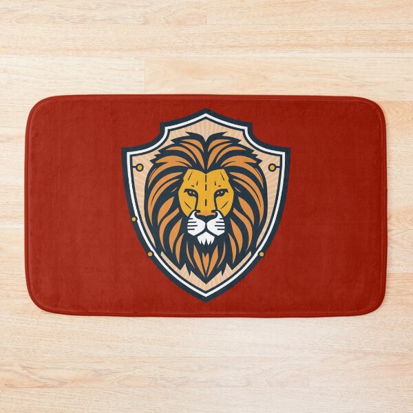 Item preview, Brave Lion Badge designed and sold by RandomForestBot.