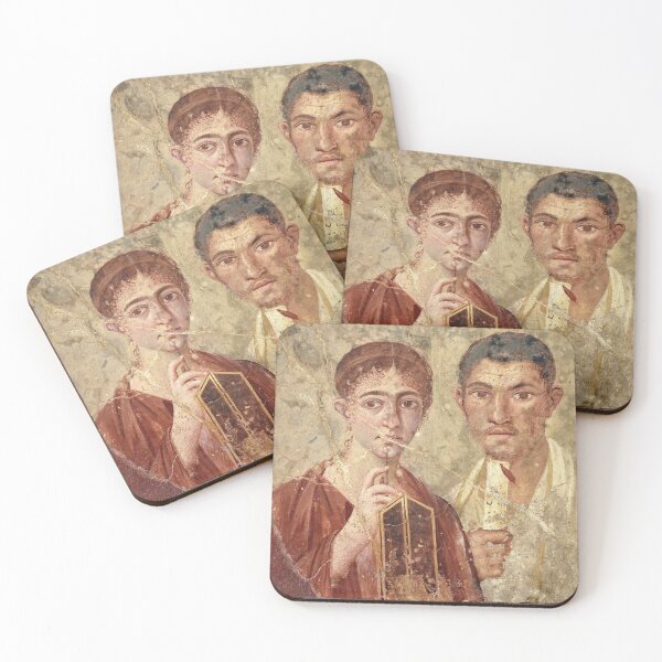 Item preview, Pompeian fresco. Portrait of Terence Neo and his wife designed and sold by likiska.