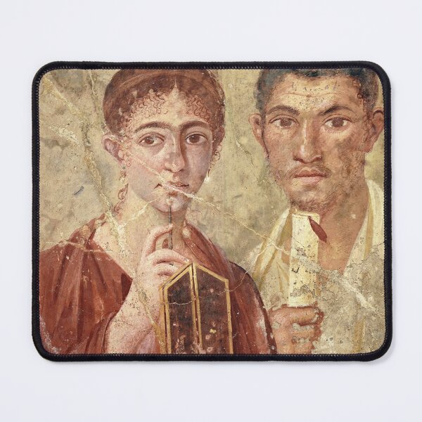 Item preview, Pompeian fresco. Portrait of Terence Neo and his wife designed and sold by likiska.