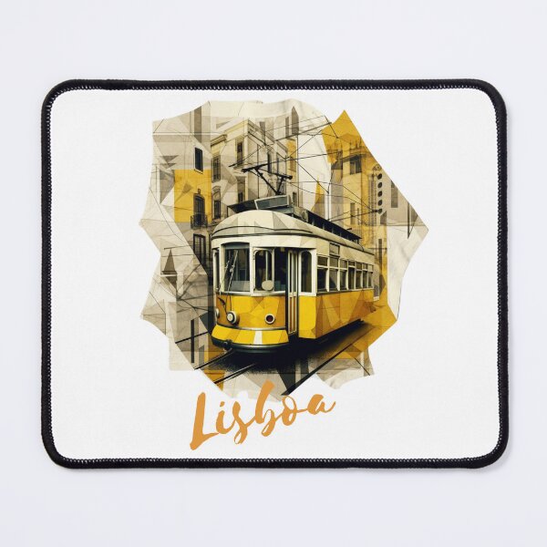 Item preview, Lisbon Lisaboa Tram Tramway theme motive Portugal Gift designed and sold by wowstuffcreator.