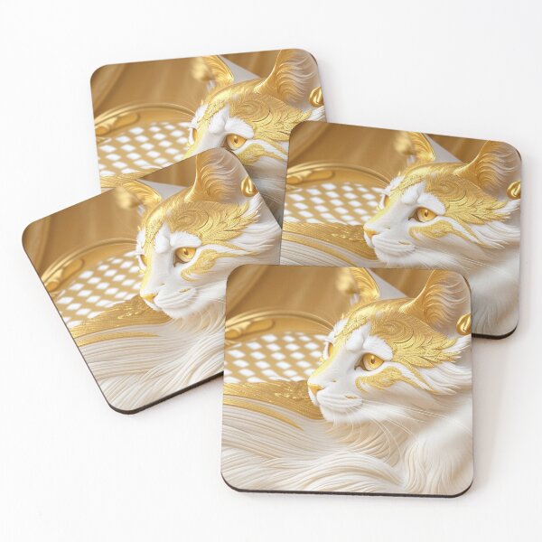 Item preview, Golden Cat / Kitten. Beautiful & elegant! designed and sold by chepea2.
