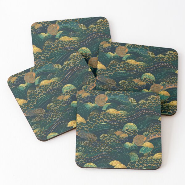 Item preview, Whimsical Waves: A Japanese Folklore-inspired Journey designed and sold by NOTSNIW ART.