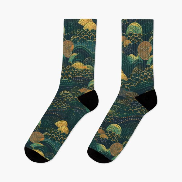 Item preview, Whimsical Waves: A Japanese Folklore-inspired Journey designed and sold by NOTSNIW ART.