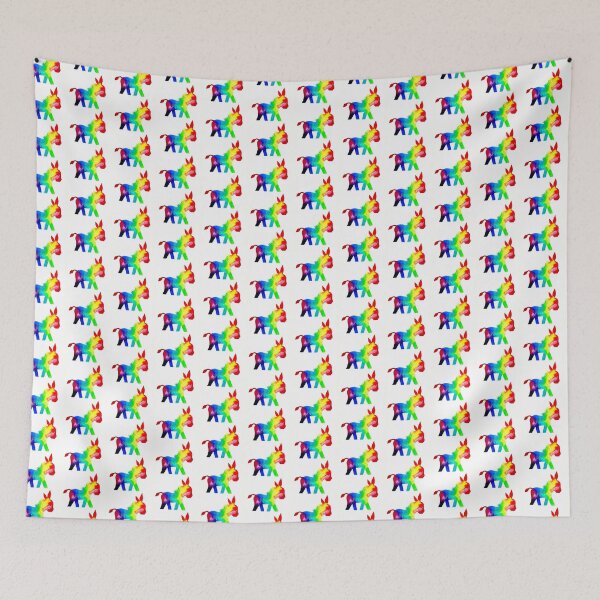 Item preview, Rainbow Donkey  designed and sold by PaintedbyCarol.