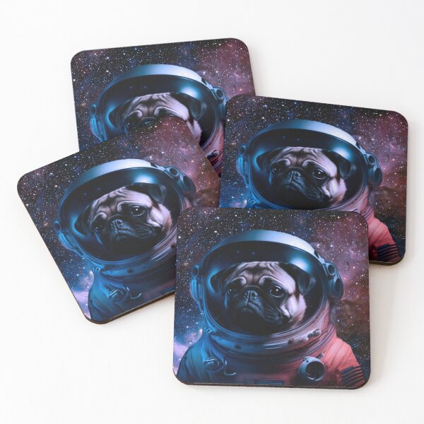 Item preview, Space Astro Pug designed and sold by angus77ok.