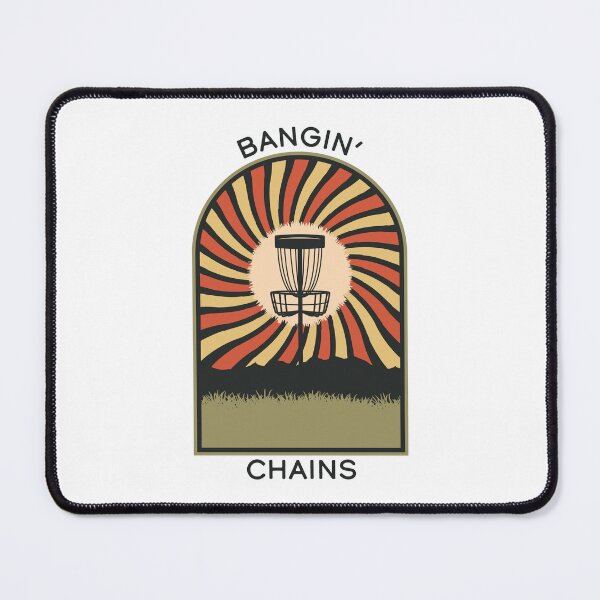 Item preview, Bangin' Chains Disc Golf Vintage Retro Arch Mountains designed and sold by KlehmInTime.