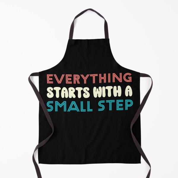 Item preview, Everything Starts With A Small Step Motivational Quote Retro Vintage designed and sold by lesvalises.