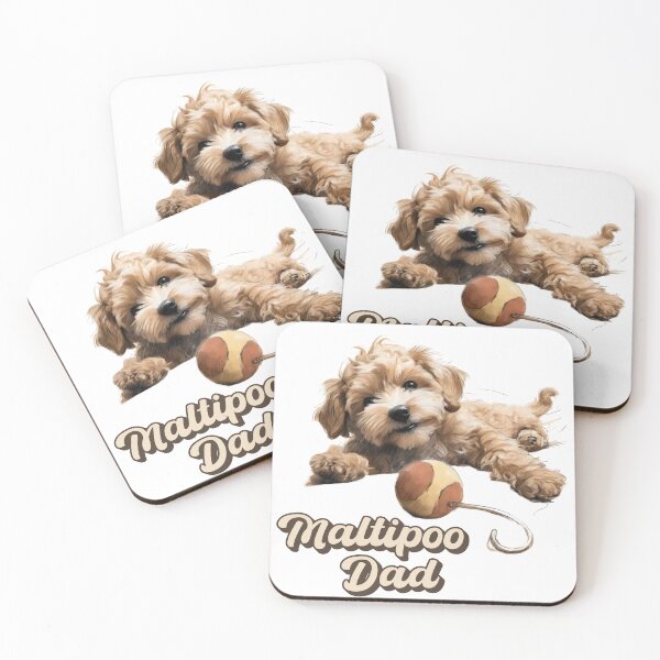 Item preview, Maltipoo Dad - Joyful Playtime designed and sold by MelodySimmons.
