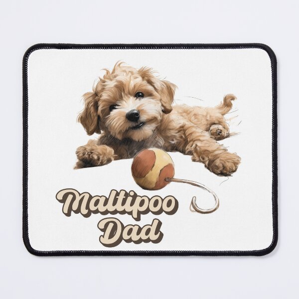 Item preview, Maltipoo Dad - Joyful Playtime designed and sold by MelodySimmons.