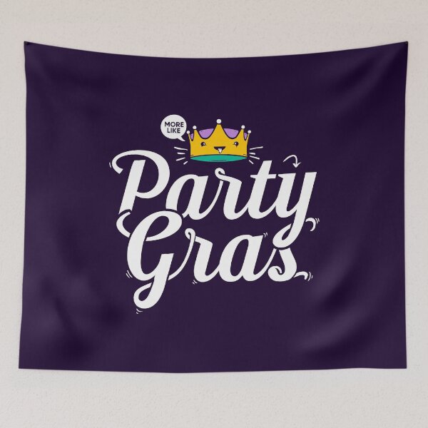 Item preview, Cute Mardi Gras Shirt, More Like Party Gras designed and sold by BootsBoots.
