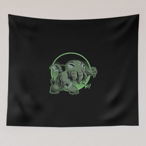 Item preview, Cthulhu Says Hi - Cute Animation Mashup designed and sold by Studio Mootant.