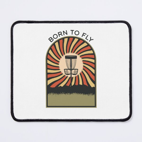 Item preview, Born To Fly | Disc Golf Vintage Retro Arch Mountains designed and sold by KlehmInTime.