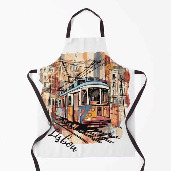 Item preview, Lisbon Lisaboa Tram Tramway theme motive Gift Portugal designed and sold by wowstuffcreator.
