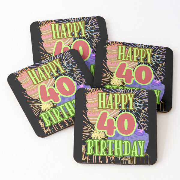 Item preview, Happy Birthday 40th designed and sold by earth-t-shirt.