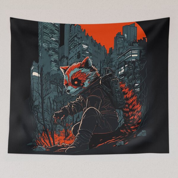 Item preview, RED PANDA DESTROYS designed and sold by atzek.