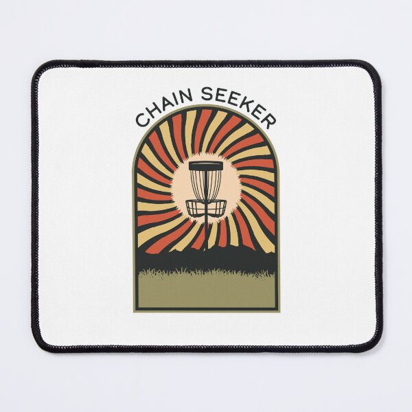 Item preview, Chain Seeker | Disc Golf Vintage Retro Arch Mountains designed and sold by KlehmInTime.
