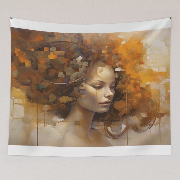 Item preview, Woman Abstract Oil designed and sold by Drealm.