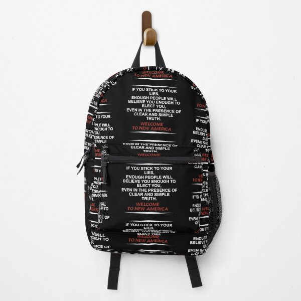 Item preview, If you stick to your lies - white designed and sold by Politics-Corner.