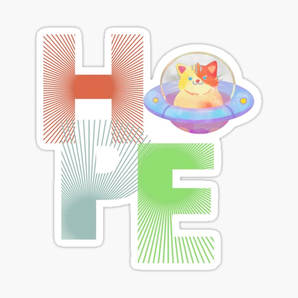 Item preview, Hope with cat in spaceship.  designed and sold by Aamanyy7789.