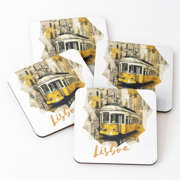 Item preview, Lisbon Lisaboa Tram Tramway theme motive Portugal Gift  designed and sold by wowstuffcreator.