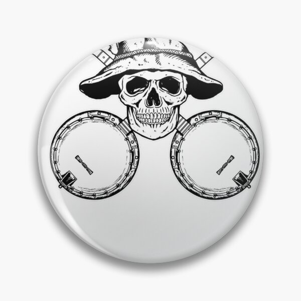 Item preview, Blue Grass Skull and Banjos designed and sold by Bridger-Bronco.