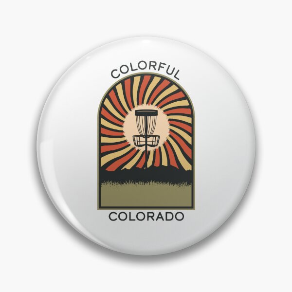 Item preview, Colorful Colorado | Disc Golf Vintage Retro Arch Mountains designed and sold by KlehmInTime.