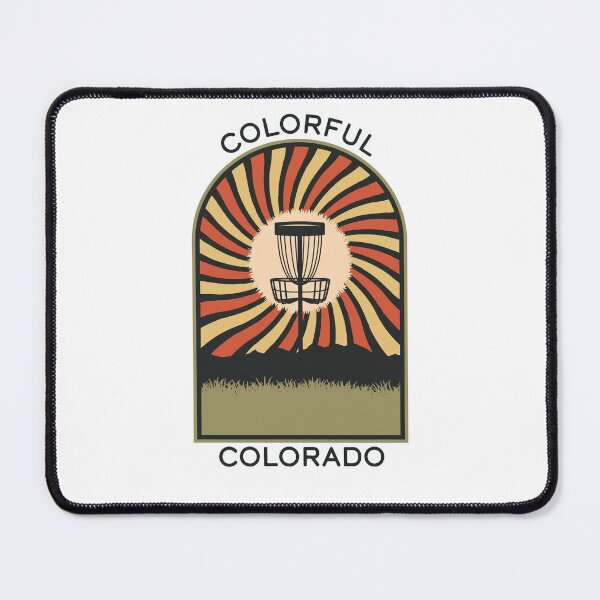 Item preview, Colorful Colorado | Disc Golf Vintage Retro Arch Mountains designed and sold by KlehmInTime.