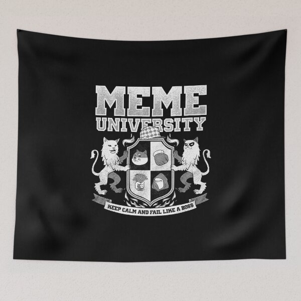 Item preview, Meme University - Funny College Parody designed and sold by Studio Mootant.