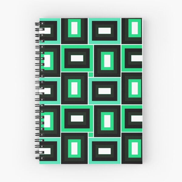 Item preview, Mid-Century Modern Lime And Seafoam Green Rectangles Pattern designed and sold by DEC02.