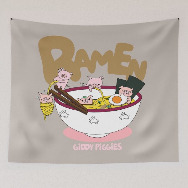 Item preview, Giddy Piggies Ramen Time designed and sold by Giddy Piggies.