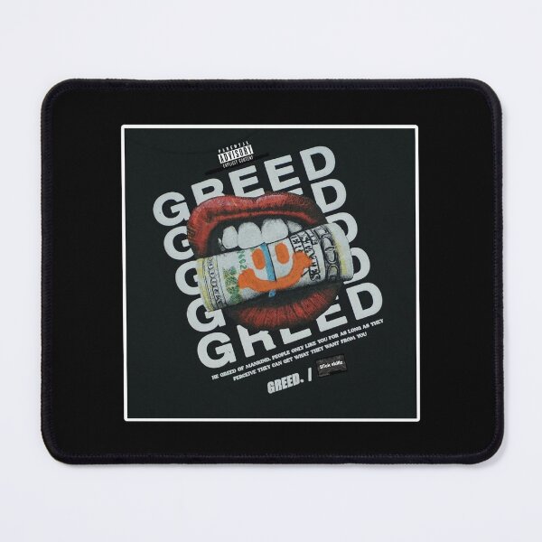 Item preview, Greed urban stylish streetwear design designed and sold by Slickskillz11.