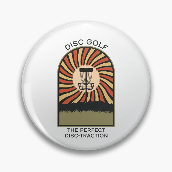 Item preview, Disc Golf The Perfect Disc-traction | Disc Golf Vintage Retro Arch Mountains designed and sold by KlehmInTime.