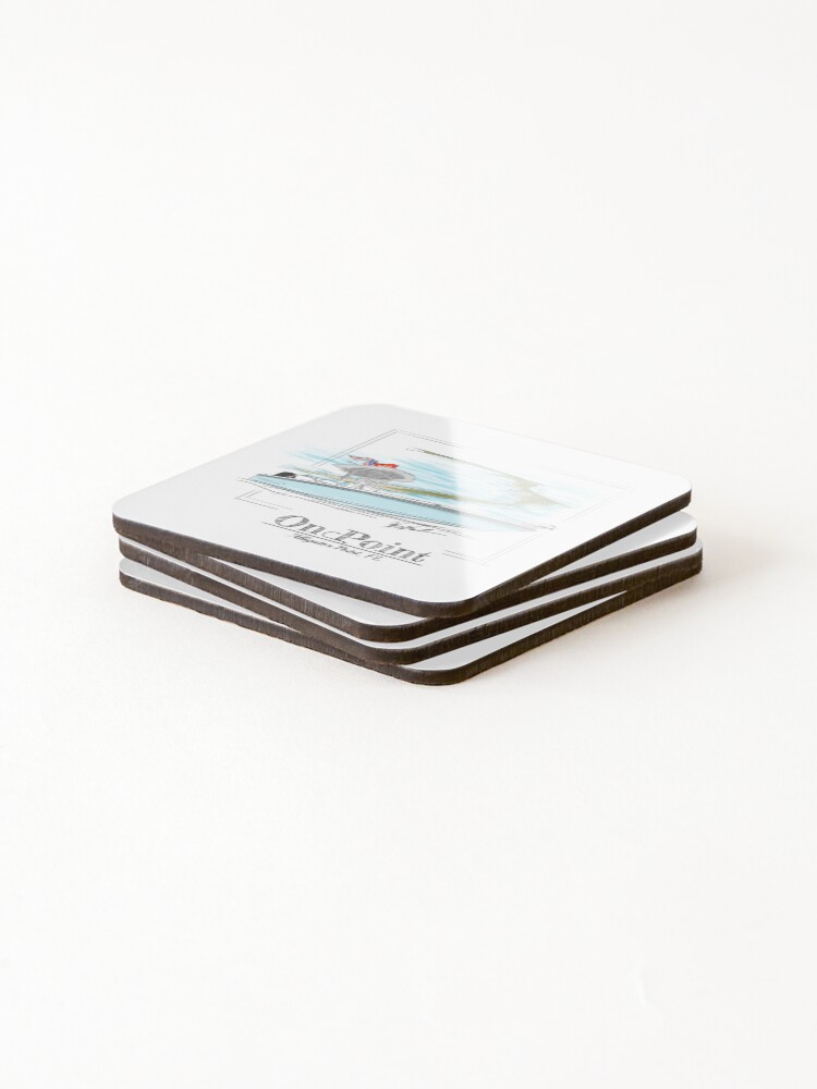 Thumbnail 4 of 5, Coasters (Set of 4), On Point Robalo Center console designed and sold by Statepallets.