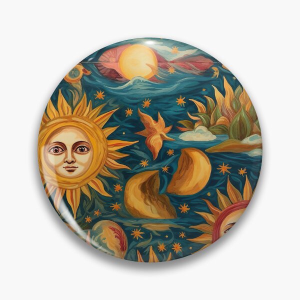 Item preview, Machine Dreams of the Sun, Moon & Stars designed and sold by JadeMerakiArt.