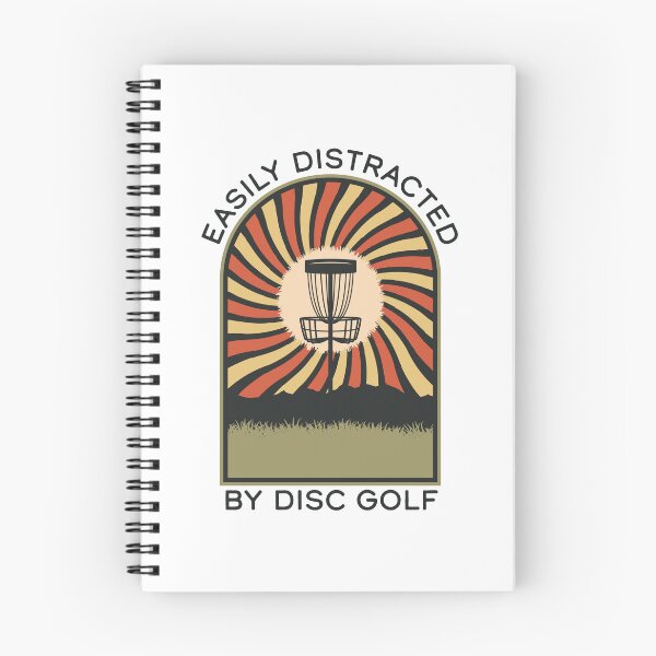 Item preview, Easily Distracted by Disc Golf | Disc Golf Vintage Retro Arch Mountains designed and sold by KlehmInTime.