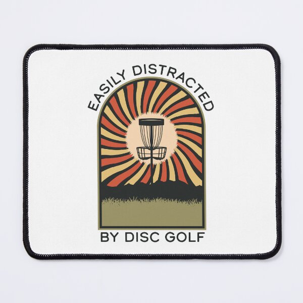 Item preview, Easily Distracted by Disc Golf | Disc Golf Vintage Retro Arch Mountains designed and sold by KlehmInTime.