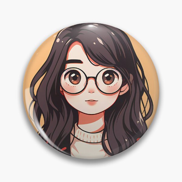 Item preview, Cute nerd girl with glasses designed and sold by Carmillai.