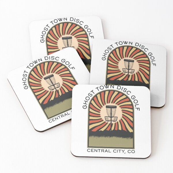 Item preview, Ghost Town Disc Golf Central City Colorado | Disc Golf Vintage Retro Arch Mountains designed and sold by KlehmInTime.