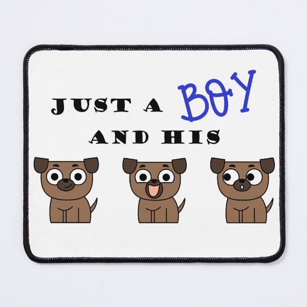 Item preview, Just a boy and his dog designed and sold by StillCotton.