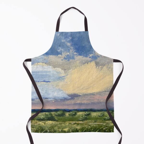 Item preview, Yellow Landscape Colorful Clouds, Oil Painting designed and sold by GalleryDigitals.