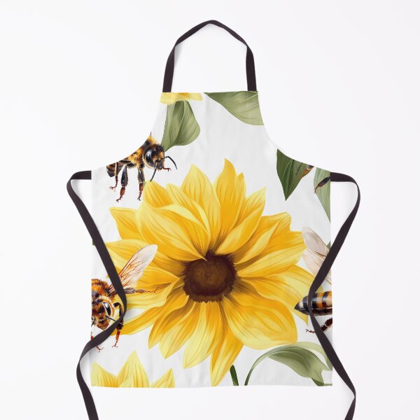 Item preview, Sunflower with bees designed and sold by My Team Designs.